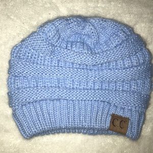 C.C. baby blue beanie